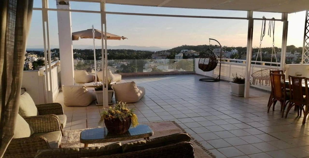 Villasonboard Vouliagmeni Penthouse Veranda Sea-View & Beach เอเธนส์ ภายนอก รูปภาพ