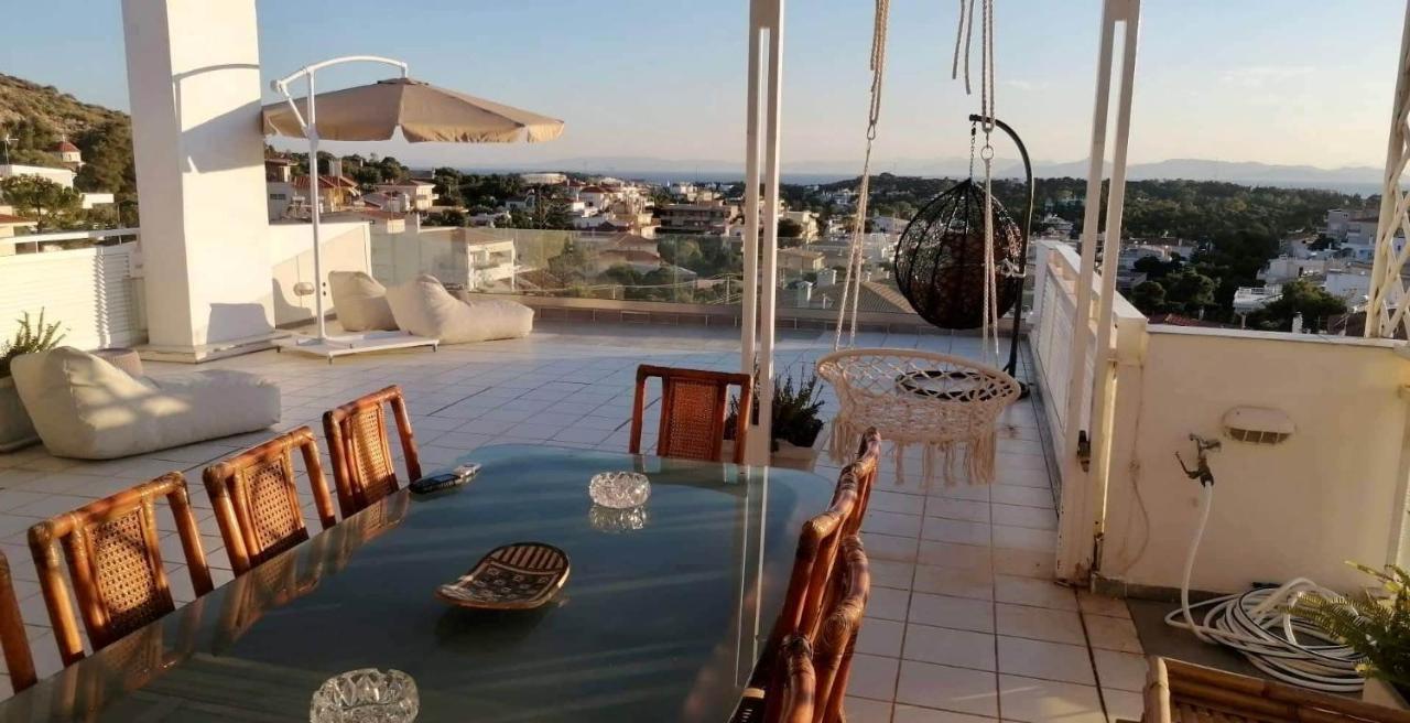 Villasonboard Vouliagmeni Penthouse Veranda Sea-View & Beach เอเธนส์ ภายนอก รูปภาพ